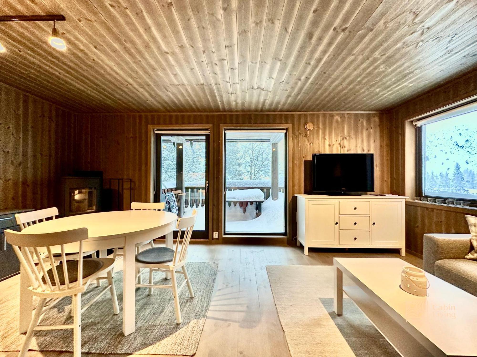 Modern Ski-In Out Apartment At Sjusjoen Exterior photo